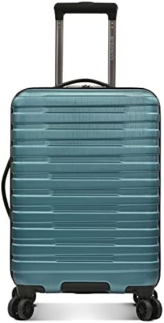 U.S. Traveler Boren Polycarbonate Hardside Rugged Travel Suitcase Luggage with 8 Spinner Wheels, Aluminum Handle