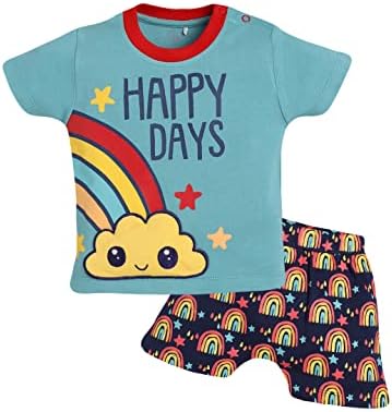 Baby Go 100% Pure Cotton Kids T-Shirt & Shorts for Baby Boys