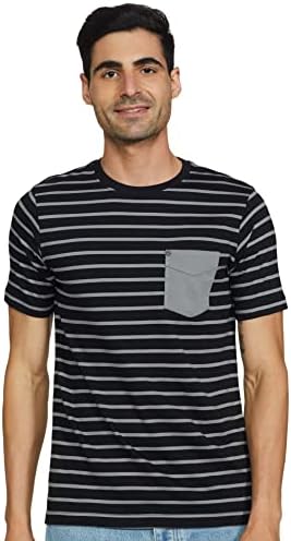 Amazon Brand - Inkast Denim Co. Men's Striped Regular T-Shirt