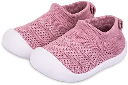 Baby Toddler Non-Skid Sock Shoes Indoor Slipper Breathable Cotton Mesh Lightweight Sole Infant Boy Girls Kids Children