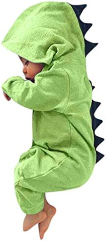 CKLV Baby Layette Set Infant Boy Girl Dinosaur Halloween Christmas Hooded Romper Jumpsuit Outfits