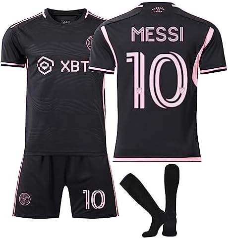 GGEROU Kids Football Jersey Set，# 10 Soccer Jersey World Champion Football Soccer Jersey Set for Kids & Youth Sizes Tracksuits