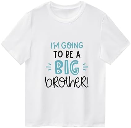 I’m Going to be a Big Brother T Shirts Announcement Tees for Kids Toddler Baby Boy Promoted Tops Clothes Gift