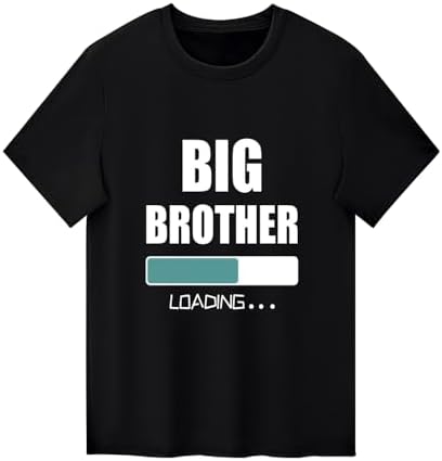 Kids Baby Boy Promoted to Big Brother T Shirts Tops Toddler Big Bro Announcement Tees Clothes Novelty Gift Summer Outfit