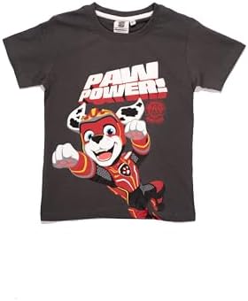 Kids T-Shirt with Cartoon Character Print, Black