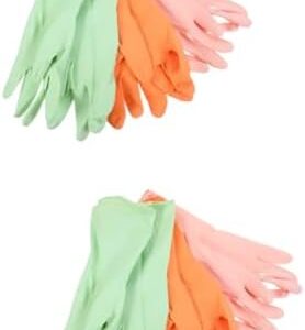 PRETYZOOM 6 Pairs Dishwashing Gloves Cleaning Gloves Small Gloves Washing Dishes Reusable Gloves for Cleaning Small Cleaning Gloves Kitchen Gloves Dishwasher Gloves for Women Dishes Gloves