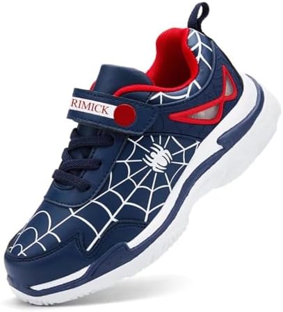 RIMICK Little_Kid/ Big Boys Sneakers Lightweight Casual Tennis Shoes Kids Athletic Basketball Running Walking Shoes