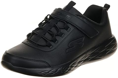 SKECHERS GO RUN 600 BOYS PERFORMANCE SHOES BLACK BLACK 36 EU