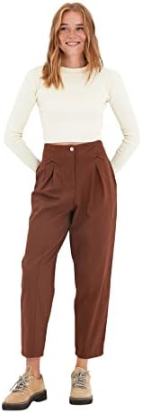 Trendyol Women's Trendyol Woman Young High Waist Carrot Pants Pants Pants (pack of 1)