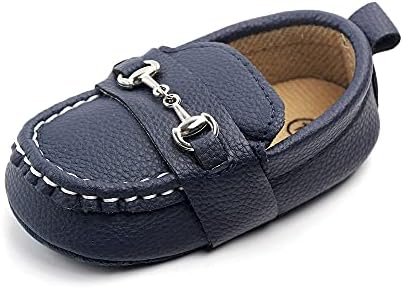 XYLUIGI Baby Loafers Infant Toddler Boys Girls Prewalker Moccasins Crib Dress Shoes Fashion PU Leather Sneakers