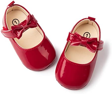 Zoolar Baby Girls Mary Jane Flats Princess Dress Shoes Toddler Wedding Shoes with Non-Slip Sole