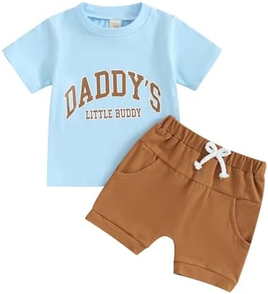 Baby Boy 4th Of July Outfit Toddler Summer T Shirt Shorts 2pcs Set Newborn My First Fourth Of July Clothing