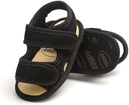 Bellocasa Infant Baby Boys Girls Sandals Summer Beach PU Leather Soft Rubber Sole First Walker Newborn Crib Outdoor Dress Shoes