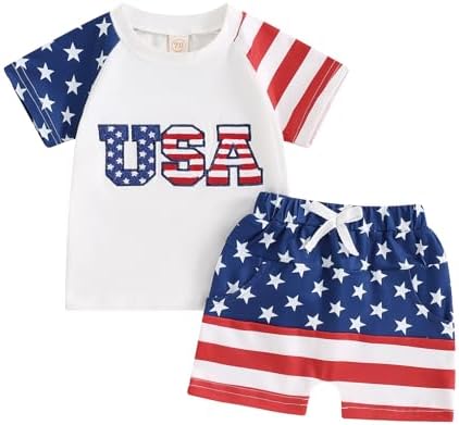 FYBITBO 2Pcs Baby Boys Summer Clothing Sets Cute Letters Print Sleeveless Tank Tops T-Shirt+Palm Shorts Outfits