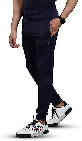 Flush Men's Joggers Workout Pants for Gym Running and Bodybuilding Athletic Quick Dry Tapered Joggers Pant with 2 Pockets