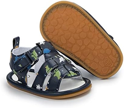 Fromosa Infant Baby Boys Girls Summer Sandals Newborn Lightweight Non slip Rubber Sole Breathable Toddler Outdoor Beach Open Toe First Walker Shoes