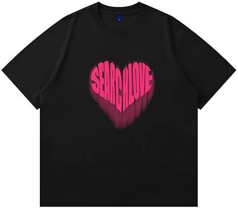 Graphic Tees Streetwear Oversized Tshirts: Mens Womens Tops for Casual Summer - Teens Y2k Clothes for School University