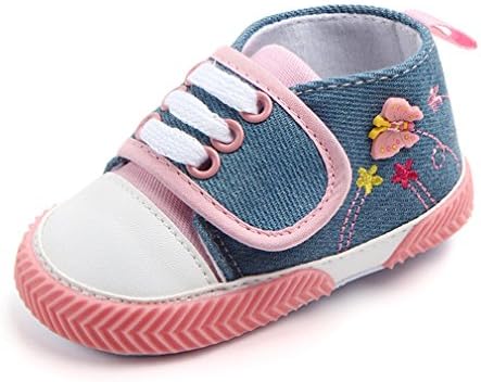 OAISNIT Baby Canvas Shoes - Toddler Boys Girls Sneakers Soft Infant Crib Shoes Anti-Slip First Walkers