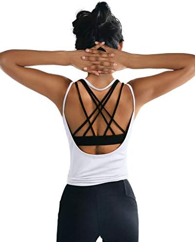 OYANUS Womens Summer Workout Tops Sexy Backless Yoga Shirts Open Back Activewear Running Sports Gym Quick Dry Tank Tops