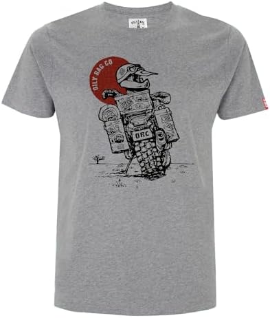 Oily Rag Adventure Motorcycle Club Men's T-Shirt Top Tee Original - Oil and Cloth British Vintage Retro Biker Motorbike Adeventure Bike Enthusiast Gifts Presents