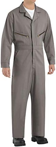 Red Kap Men's Zip-Front Cotton Coverall