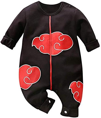 Sxkayxr Cartoon Newborn Baby Boys Girls Romper Goku-Inspired Infant Outfit Jumpsuit Clothes