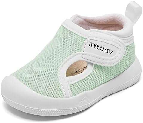 TODDLLUBY Baby/Toddler Walking Shoes Boy Girl Breathable Infant Sneakers Non-Slip First Walkers Shoes