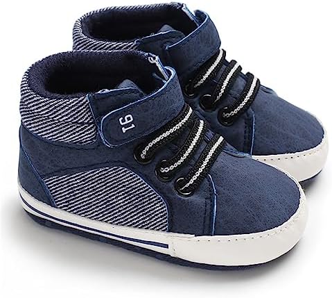 Timpnsd Baby Boys Girls Sneakers Infant Shoes Toddler Snow Boots Non-Slip Sole Newborn First Walkers Crib Shoes 3-18 Months