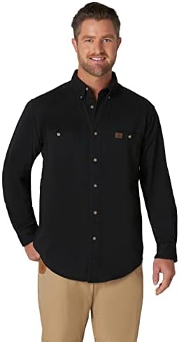 Wrangler Riggs Workwear Men's Logger Twill Long Sleeve Workshirt