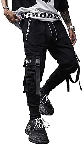 XYXIONGMAO Men's Jogger Pants Techwear Hip Hop Harem Pants Streetwear Tactical Track Pants