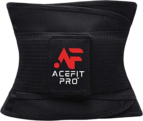 ACEFIT PRO Waist Trainer Belt for Women Man - Waist Trimmer Weight Loss Ab Belt - Slimming Body Shaper