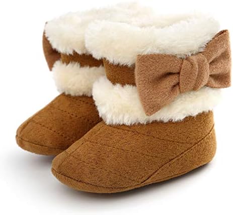 BABITINA Infant Boots Winter Baby Girl Shoes Soft Sole Anti-Slip Toddler Snow Warm Prewalker Newborn Boots