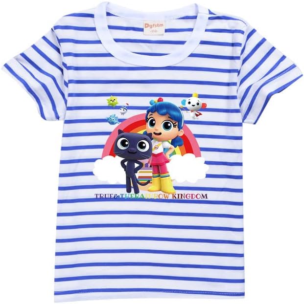 BABY & KIDS - Cartoon True and The Rainbows Kingdom Shirt Kids 100% COTTON T Shirt Baby Girls Lovely Tees 2021 Summer Clothes Youth Boys Tshirts