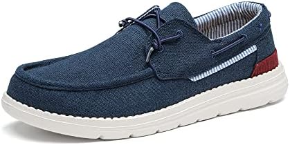 Bruno Marc Men’s Slip-on Canvas Loafers Casual Boat Shoes