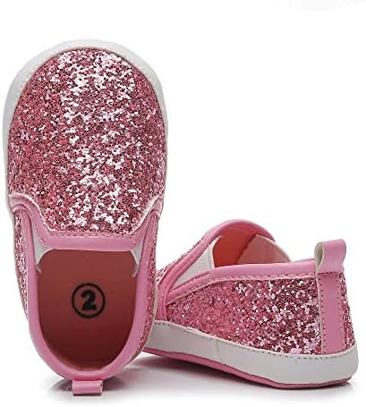 HONGTEYA Baby Boys Girls Shoes Infant Sneakers Baby Moccasins Pu Leather Soft Sole Anti-Slip Flats Toddlers First Walkers Newborn Crib Shoes Tennis Sports Shoes Outdoor Indoor