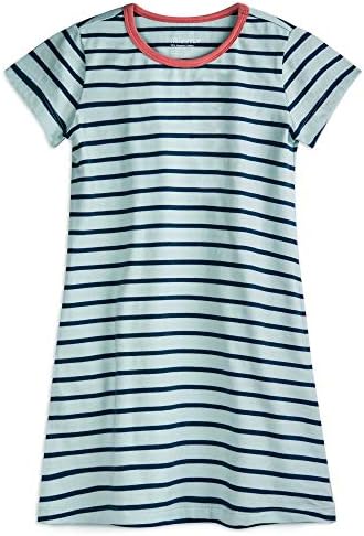 Mightly Girls' Short-Sleeve T-Shirt Dress | Organic Cotton Fair Trade Certified Toddler and Kids Clothes