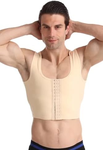 MonyMork Men's Chest Slimming Vest, Skin-Friendly Compression Shapewear (Joseph)