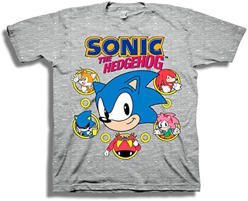 SEGA boys Sonic the Hedgehog Short Sleeve Tshirt T-Shirt