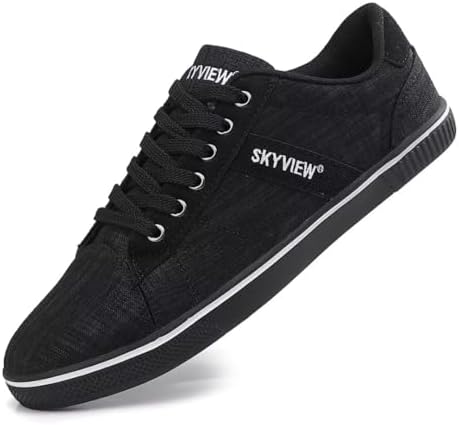 SKYVIEW Mens Casual Shoes Fashion Sneakers Breathable Comfort Walking Canvas Shoes for Male