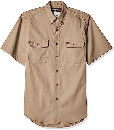 Wrangler Riggs Workwear Men's Short Sleeve Riptop Work Shirt